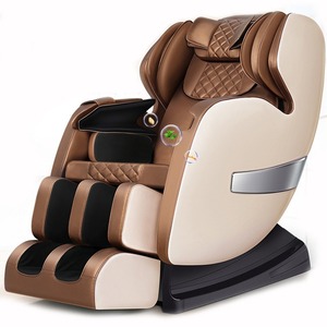 เก้าอี้นวดอัจฉริยะ หนัง PU แบบราง SL พร้อมหัวนวดหุ่นยนต์ 4D สำหรับใช้ในบ้าน - Product Image 1