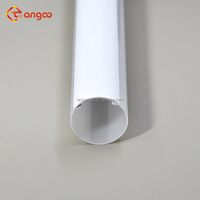 Luminaire fluorescent t5 diffuseur petit tube en plastique polycarbonate pour bande lumineuse à led fabriqué en usine sur mesure
