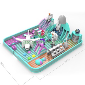 Nuevo Tobogán Temático para Interiores y Exteriores, Castillo Inflable, Equipo de Juego para Padres e Hijos, Parque Infantil Portátil de PVC - Product Image 2