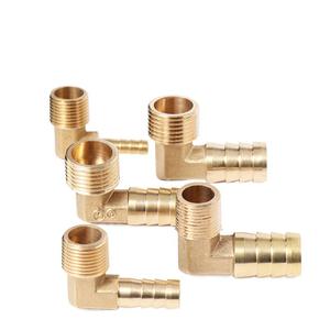 Raccord en cuivre à filetage externe Green Head 4/6 points, connecteur en forme de pagode, coude pour tuyau de gaz, buse en forme de pagode 4/6 points à filetage externe - Product Image 3