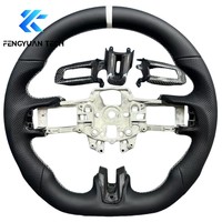 Volant en fibre de carbone forgé sur mesure pour Ford Mustang Gt 350 S550 S650 S197 Ecoboost 2024 2019 2017 2013 2016