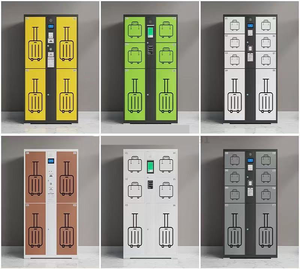 Centre commercial écologique Code de numérisation de <span class=keywords><strong>téléphone</strong></span> portable Système de mise en réseau temporaire Casiers à bagages de stockage intelligents en libre-service - Product Image 3