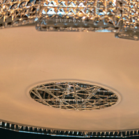 Lustres d'ingénierie hôtelière modernes personnalisés, luminaires suspendus en verre de luxe pour la décoration de projets hôteliers