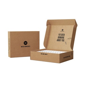 HXD Customised Logo Recyclable Corrugated Box Mailers Cardboard Brown Box For Shipping