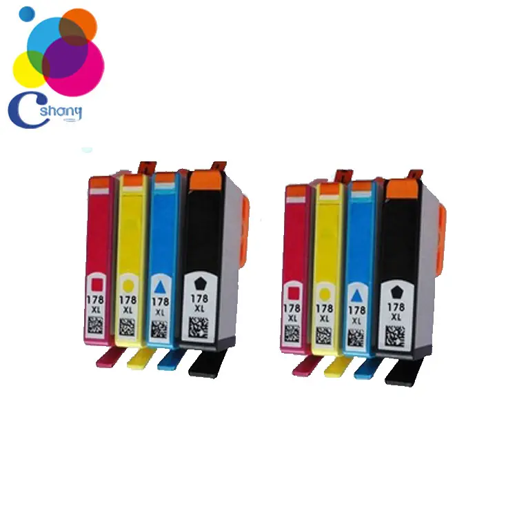 Goede Kwaliteit Compatibele Inkt Cartridge Voor Hp 178 Inkt Cartridge Voor Hp Photosmart 5510 6510 3520 3070 Printer Guangzhou Fabriek