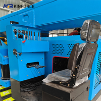 Mini-grue araignée d'intérieur, hauteur de levage 16 tonnes, rayon d'action 25m, livraison usine, construction, double propulsion