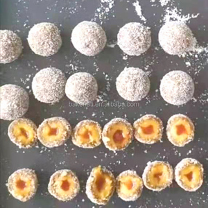 Tự Động Năng Lượng Nhỏ Protein Ngày Ball Making Machine Dừa Sesame Ngày Sô Cô La Bliss Ball Nastar Encrusting Machine - Product Image 2