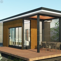 Courts rasoir modulaire en bois Style Loft, cabane avec toit préfabriquées pour vacances en suisse