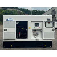 Generador Diésel Silencioso LINGGE 30KW 50KW 80KW 100KW 200KW con Cubierta Insonorizada, Arranque Automático ATS 230V 480V CumminsPerkins