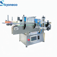 Machine d'étiquetage de bouteilles avec unité d'impression jet d'encre pour l'impression rapide des dates d'expiration et des codes QR sur les bouteilles d'eau et les produits chimiques quotidiens