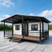 Maison conteneur extensible étanche FLKT à prix abordable, garantie 2 ans, usine source, maison préfabriquée modulaire pour les secours en cas de catastrophe