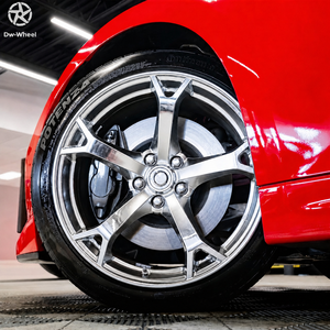 Cerchi in Lega di Alluminio Forgiato DW 18 19 20 22 Pollici 5x114.3 a <span class=keywords><strong>5</strong></span> Razze Design a Y Cromati per Nissan 370z Z34 350z Z33 - Product Image 1