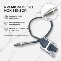Sensor de NOx de Alta Resistencia TB 12V SNS3007 5491423 para Cummins QSB ISB, Control de Emisiones Diésel, 12 Meses de Garantía