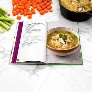Service d'impression de livres de cuisine, d'albums photo et de menus personnalisés en couverture rigide pour restaurants - Product Image 1