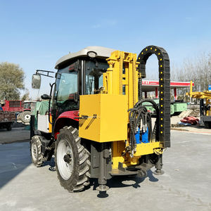 Máquina Perforadora de Pozos Montada en Tractor Más Vendida con Cabina, Plataforma de Perforación de Pozos de Agua de 200 m - Product Image 3