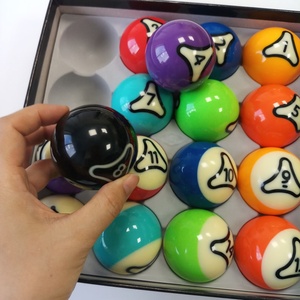 Jassinry Dernières boules de <span class=keywords><strong>billard</strong></span> de 57.25mm Design triangulaire 16 pièces ensemble complet de boules de <span class=keywords><strong>billard</strong></span> boules de <span class=keywords><strong>billard</strong></span> américaines en résine - Product Image 4