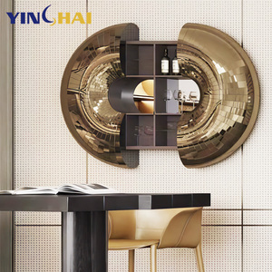 Meuble bar mural de luxe pour vin, extensible, pour la maison, le salon, la salle à manger, l'hôtel, modèle Yh-hd06 - Product Image 4