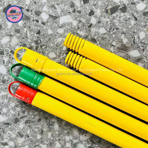 Mopa de madera de eucalipto de alta calidad, mango de cocina, baño, Patio y <span class=keywords><strong>armario</strong></span>, palo de madera pintado, palos de escoba y fregona a precio - Product Image 2