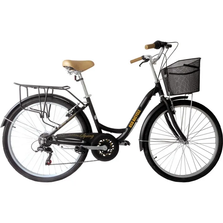 Nero stile classico 26 pollici a buon mercato della bici della strada della bicicletta della città per l'uomo