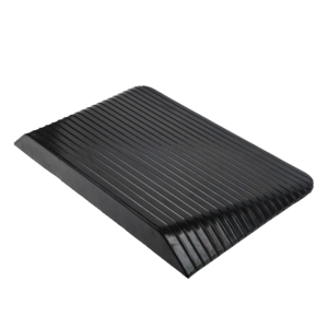 Rampe de porte de seuil de fauteuil roulant en caoutchouc solide avec bords d'<span class=keywords><strong>ailes</strong></span> 4'' - Product Image 4