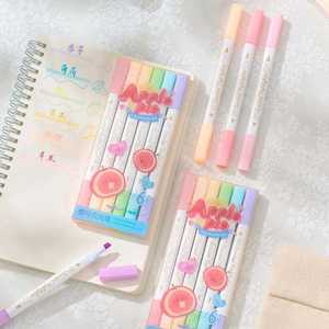Marcador de Doble Punta de Alta Calidad Lumen, 6 Colores, Hecho de Plástico Acrílico para Uso Escolar en Dibujo y Graffiti - Product Image 3