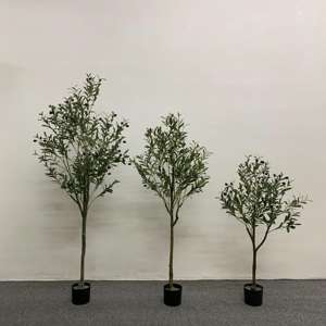 Vente chaude À La Main Arbre Plantes Dans Des Pots <span class=keywords><strong>Olivier</strong></span> Plantes Artificielles pour La Décoration Intérieure Extérieure Décoration - Product Image 6