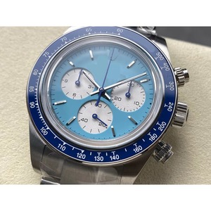 Reloj de Diseño de Lujo Drioshipping de 40 mm con Movimiento 4130, Atractivo y Elegante con Esfera Azul Reloj Automático con Correa de Goma y Cristal de Zafiro - Product Image 3