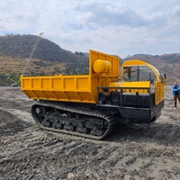 Camion benne sur chenilles 10 tonnes Euro 2 de haute qualité, neuf, avec moteur diesel Yuchai, conduite à gauche, pour mines, fermes et terrains accidentés Kuangcheng