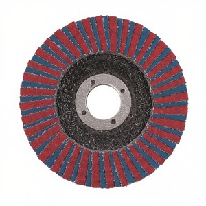 Disque à lamelles plat en céramique zirconium bleu TTAKE 115x22 mm avec support en fibre pour le ponçage - Product Image 2