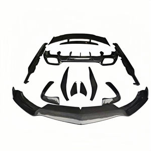 Kit carrosserie compact en fibre de carbone style YG pour Mercedes <span class=keywords><strong>AMG</strong></span> <span class=keywords><strong>GT</strong></span> GTS : Lame avant, jupes latérales, lames arrière, pièces de tuning - Product Image 1