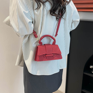 <span class=keywords><strong>Borsa</strong></span> Intrecciata Trendy 2026 da Donna, Rosa <span class=keywords><strong>Fucsia</strong></span>, con Manico Superiore, Effetto Paglia di Lusso, <span class=keywords><strong>Borsa</strong></span> a <span class=keywords><strong>Tracolla</strong></span>, Vendita all'Ingrosso - Product Image 4