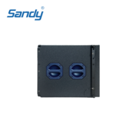 Haut-parleur audio Sandy, un seul haut-parleur de ligne de 18 pouces, équipement de sonorisation, subwoofer pour système de sonorisation de scène