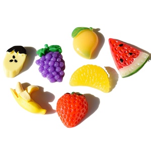 Frutas fresas plátanos piñas sandías uvas Flatback resina encantos para Slime móvil caso llavero DIY Craft <span class=keywords><strong>Deco</strong></span> - Product Image 1