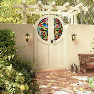 Portail de jardin en fer forgé peint, postmoderne, imperméable, à ouverture latérale, pour villa extérieure, cour, <span class=keywords><strong>entrée</strong></span> - Product Image 4