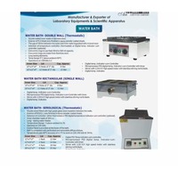 Bain-marie de laboratoire semi-automatique Sri Sai Scientific 20L avec contrôle de température PID, protection IP55, matériau en acier inoxydable