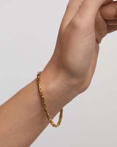 Femme paramètres partie couleur noeud médaille pur modèle couche <span class=keywords><strong>ceinture</strong></span> jésus patron placage byzance carre plaine cubain lien chaîne bracelet - Product Image 4