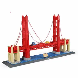 WANGE Building Blocks Street View Series World Landmarks Building Sets Construction Toys Compatible With Leading Brands