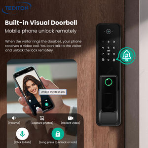 Cerradura Inteligente Automática para Puertas Interiores con Reconocimiento Facial 3D, Modelo 5050 4585 6068 6085, con Pantalla y Cámara Digital - Product Image 4