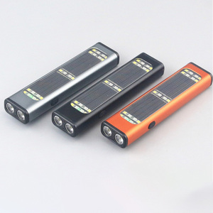 Cắm Trại phẳng năng lượng mặt trời năng lượng đèn Pin 800lm Hợp kim nhôm Túi Torch cơ sở từ tính có thể sạc lại làm việc ánh sáng cho sử dụng ngoài trời - Product Image 1