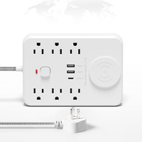 Multiprise 110V standard US/Canada/Mexique avec fonctions de sécurité, câble de 1,5 m, prise US