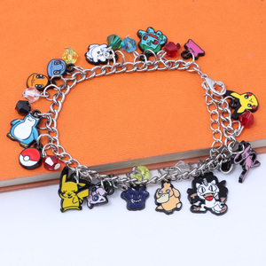 New Design Cartoon Anime <strong>Pokemones</strong> Figure Accessories Anime Charms Bracelet - Product Image 2
