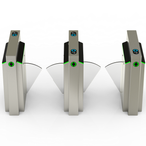 Thanh lịch chi phí-hiệu quả thông minh lối vào kiểm soát truy cập hệ thống Flap rào cản cửa quay được thiết kế cho lưu lượng truy cập cao - Product Image 5