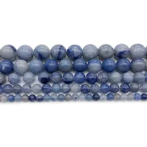 New arrivals jewelry blue saphire gemstone beads natural blue stone beads for jewelry making (AB1701)