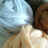 Laine douce et épaisse Jumbo Roving Top comme 8cm d'épaisseur 100% fil épais moelleux acrylique volumineux pour le tricot des bras