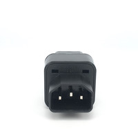 Adaptateur de prise femelle Schuko vers IEC 320 C14, adaptateur de voyage universel pour téléphone portable, AC 100~250V, cuivre, neuf, certifié CE