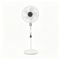 Ventilador de Pie Eléctrico para el Hogar de 18 Pulgadas, Ventilador Vertical de Plástico con Control Mecánico y Temporizador de 1 Hora, Venta al por Mayor