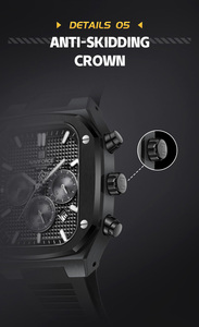 Reloj de Pulsera NAVIFORCE 8037 <span class=keywords><strong>BBB</strong></span> de Lujo para Hombre, Diseño Ejecutivo, Cuarzo, Cronógrafo, 24 Horas, Correa de Sílice Ahumada - Product Image 5