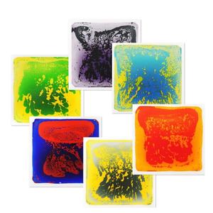 Prêt à Expédier <span class=keywords><strong>Autisme</strong></span> Sensory Educational Soulage le Stress Carreaux liquides carrés pour enfants <span class=keywords><strong>Autisme</strong></span> - Product Image 3