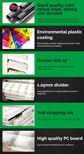 Étagère d'affichage inclinée Highbright pour pharmacie, gain de place, pour les pharmacies et les magasins de vente au détail de produits médicaux - Product Image 6