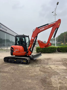 Mini-excavatrice sur chenilles Kubota U55 de 5,5 tonnes avec accessoires, personnalisation disponible, système hydraulique d'origine à queue zéro, occasion - Product Image 2